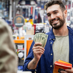 financial services for cash customers in convenient store
